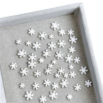 Resin Snowflake Ornaments